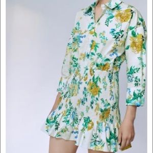 Zara floral dress